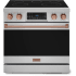 Thor Kitchen Gordon Ramsay Collection RSE36RSG - 36 Inch Professional Electric Range in Front View