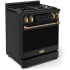 Thor Kitchen Gordon Ramsay Collection RSG30BBRZ - 30 Inch Freestanding Professional Gas Range