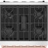 Thor Kitchen Professional RSG30PLPRSG - 30 Inch Professional Liquid Propane Range