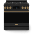 Thor Kitchen Gordon Ramsay Collection RSG36BBRZ - 36 Inch Professional Gas Range in Front View