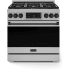 Thor Kitchen Gordon Ramsay Collection RSG36BLK - 36 Inch Professional Gas Range in Front View