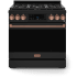 Thor Kitchen Gordon Ramsay Collection RSG36BLPRSG - 36 Inch Professional LP Range in Front View