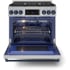 Thor Kitchen Gordon Ramsay Collection RSG36LPBLU - 36 Inch Professional LP Range in Opened View