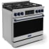 Thor Kitchen Gordon Ramsay Collection RSG36LPBLU - 36 Inch Professional LP Range in Angled View