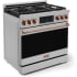 Thor Kitchen Gordon Ramsay Collection RSG36RSG - 36 Inch Professional Gas Range in Angled View