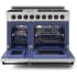 Thor Kitchen Gordon Ramsay Collection RSG48EBLK - 48 Inch Professional Gas Range in Opened View