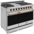 Thor Kitchen Gordon Ramsay Collection RSG48EBRZ - 48 Inch Professional Gas Range in Angled View