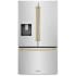 ZLINE Autograph Edition RSMZW36CB - 36 Inch Freestanding French Door Refrigerator with Champagne Bronze Traditional Handles