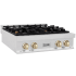 ZLINE Autograph Edition RTSZ30G - 30 Inch Gas Rangetop in DuraSnow® Stainless Steel with Polished Gold Accents