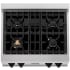 ZLINE Autograph Edition RTSZ30MB - 30 Inch Gas Rangetop 4 Sealed Italian Brass Burners