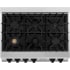 ZLINE Autograph Edition RTSZ36MB - 36 Inch Gas Rangetop 6 Sealed Brass Burners