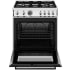 Bertazzoni Professional Series PRO304BFGMXT - 30 Inch Freestanding Counter Depth Gas Range