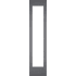 Gaggenau Vario Cooling Expressive Series RVA421122L - 18 Inch Dark Brushed Stainless Steel Door Panel Frame with Handle - Left Hinge