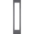 Gaggenau Vario Cooling Expressive Series RVA421122R - Dark Brushed Stainless Steel Door Panel Frame with Handle - Right Hinge