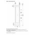 Gaggenau Vario Cooling Expressive Series RVA421122R - Dark Brushed Stainless Steel Door Panel Frame with Handle - Right Hinge
