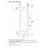 Gaggenau Vario Cooling Expressive Series RVA421622R - Dark Brushed Stainless Steel Door Panel Frame with Handle - Right Hinge