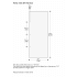 Gaggenau Vario Cooling Expressive Series RVA421722 - Dark Brushed Stainless Steel Door Panel with Handle