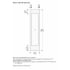 Gaggenau Vario Cooling Expressive Series RVA428122 - Dark Brushed Stainless Steel Door Panel Frame - Handleless