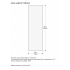 Gaggenau Vario Cooling Expressive Series RVA428620 - Dark Brushed Stainless Steel Door Panel - Handleless