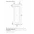 Gaggenau Vario Cooling Expressive Series RVA428622 - 24 Inch Dark Brushed Stainless Steel Door Panel Frame - Handleless
