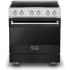 Viking 3 Series RVIR3304BCS - 30 Inch Freestanding Induction Range in Front View