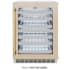 ZLINE Autograph Edition RWDPOZ24G - Touchstone 24 Inch Built-In Wine Cooler Integrated Stainless Steel &amp; Panel-Ready Doors (Panels Not Included)