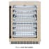 ZLINE Autograph Edition RWDPOZ24MB - Touchstone 24 Inch Built-In Wine Cooler Integrated Stainless Steel &amp; Panel-Ready Doors (Panels Not Included)