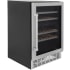 ZLINE RWVUD24 - Monument 24 Inch Built-in Dual Zone Wine Cooler Angle View