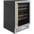 ZLINE Autograph Edition RWVZUD24G - Monument 24 Inch Built-in Wine Cooler Black Cabinet