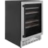 ZLINE Autograph Edition RWVZUD24MB - Monument 24 Inch Built-in Wine Cooler Matte Black Accents