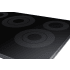 Samsung NZ30K6330RG - 5-Burner Electric Cooktop with Black Trim