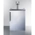 Summit SBC635MDPLTWIN - Diamond Plate Beer Dispenser with Towel Bar Handle