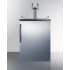 Summit SBC635MSSTBTWIN - Towel Bar Handle Beer Dispenser with Stainless Steel Door