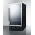 Summit SCR1841BADA - 18" undercounter beverage cooler with 2.7 cu. ft. capacity - black