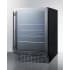 Summit SCR2466B - Fully Finished Cabinet, Freestanding Capable