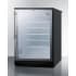 Summit SCR600BGLHV - Fully Finished Cabinet, Freestanding Installation