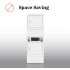 Speed Queen SSENCAGS176TW01 - 27 Inch Commercial Stacked Dryer