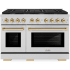 ZLINE Autograph Edition SDRZ48G - 48 Inch Pro-Style Double Oven Dual Fuel Range