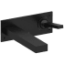 Rohl Kubik US11BK - Kubik Wall Mount Lavatory Faucet with 1.2 GPM Flow Rate in Black