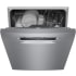 Bosch 300 Series SGE53C55UC - 24 Inch Full Console Built-In Smart Dishwasher with 13 Place Setting Capacity in Opened View