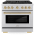 ZLINE SGRZ36CB - 36 Inch Freestanding Paramount Gas Range