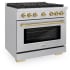 ZLINE SGRZ36CB - 36 Inch Freestanding Paramount Gas Range