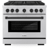 ZLINE SGRZ36MB - 36 Inch Freestanding Paramount Gas Range