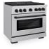 ZLINE SGRZ36MB - 36 Inch Freestanding Paramount Gas Range