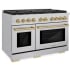 ZLINE Autograph Edition SGRZ48CB - 48 Inch Freestanding Gas Range