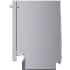 Bosch 800 Series SGX78C55UC - 24 Inch Full Console Built-In Smart Dishwasher with 15 Place Setting Capacity in Side View
