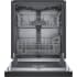 Bosch 300 Series SHE53C86N - 24 Inch Full Console Built-In Smart Dishwasher with 16 Place Setting Capacity in Opened View