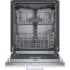 Bosch 300 Series SHV53CM3N - 24 Inch Fully Integrated Built-In Panel Ready Smart Dishwasher with 16 Place Setting Capacity in Opened View