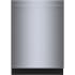 Bosch 800 Series SHX78CM5N - 24 Inch Fully Integrated Built-In Smart Dishwasher with 16 Place Setting Capacity in Front View