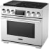 SKS SKSDR360SS - 36 Inch Freestanding Professional Dual Fuel Smart Range